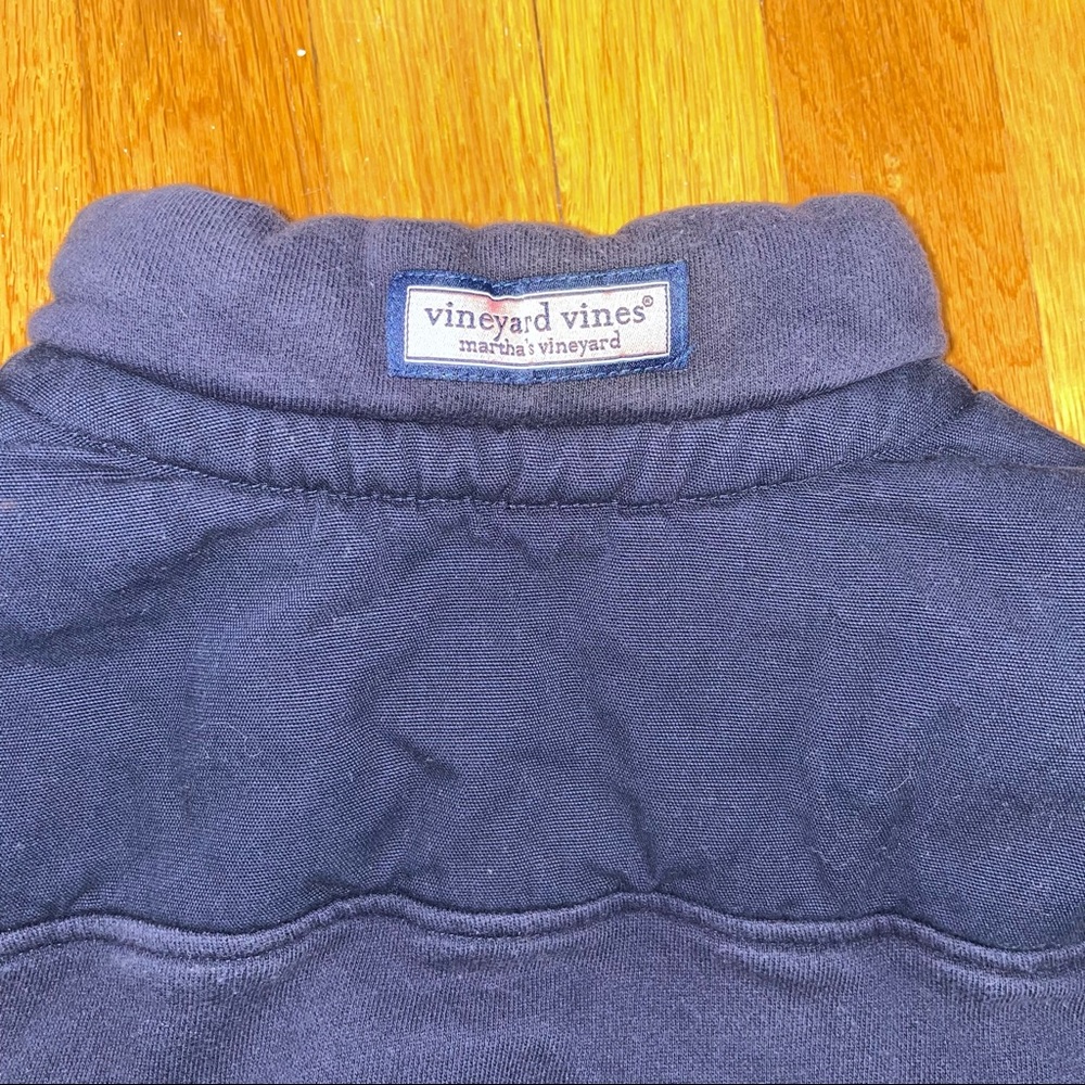 Vineyard Vines The Shep Shirt navy quarter zip XS - Picture 5 of 9
